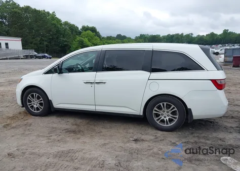 2013 Honda Odyssey Ex-L из США, поврежденный, VIN 5FNRL5H69DB074237